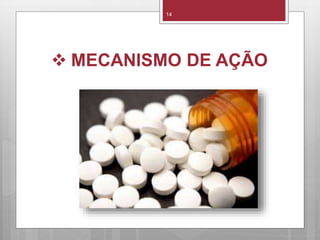  MECANISMO DE AÇÃO
14
 