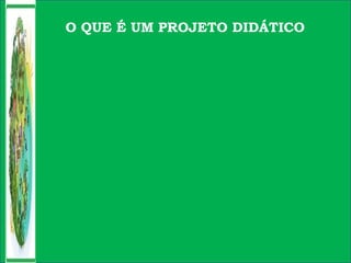 O QUE É UM PROJETO DIDÁTICO
 
