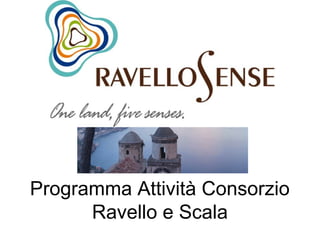 Programma Attività Consorzio 
Ravello e Scala 
 