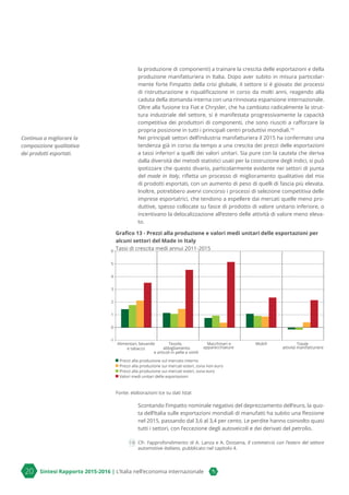 Sintesi Rapporto 2015-2016 | L’Italia nell’economia internazionale 21
Tuttavia, per valutare meglio, anche a livello setto...