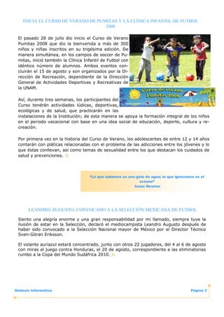 Sintesis 01 De Agosto