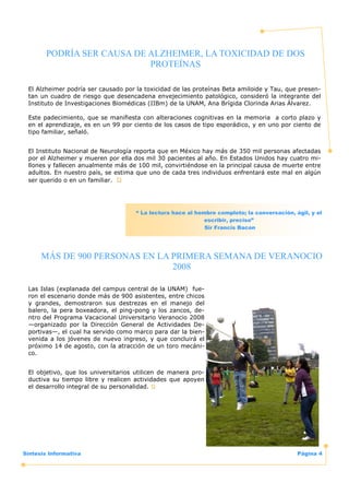 Sintesis 13 De Agosto