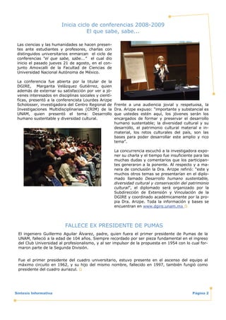 Sintesis 27 De Agosto