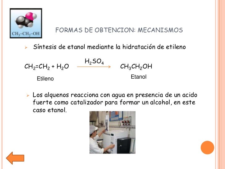 Sintesis de etanol, exposicion