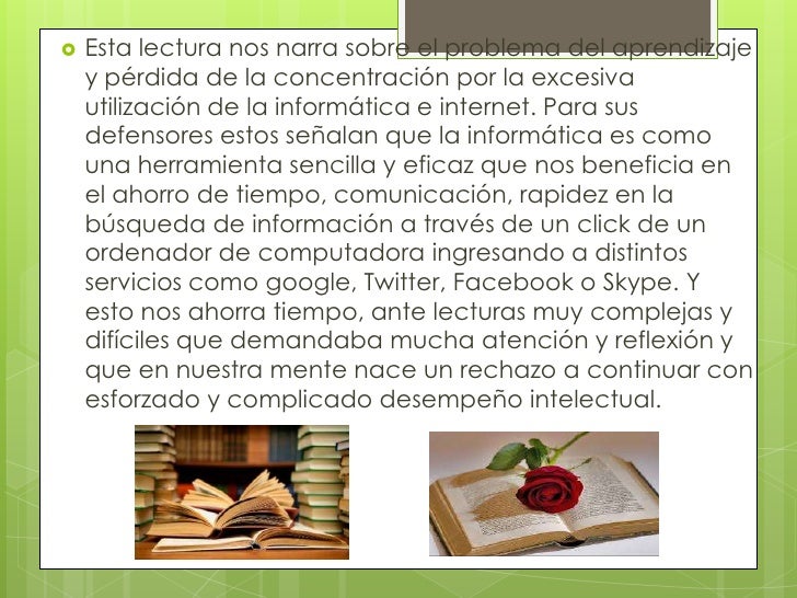 Sintesis de la lectura