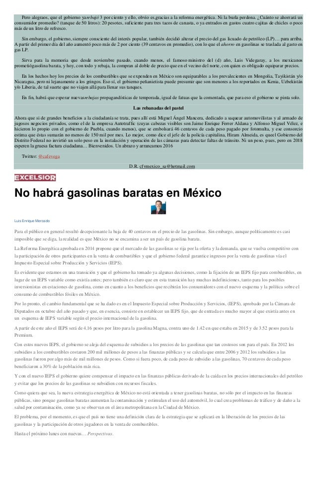 El gráfico de los precios de la gasolina ssha