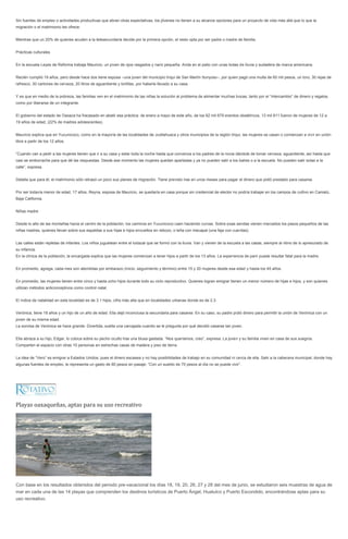 Sin fuentes de empleo o actividades productivas que abran otras expectativas, los jóvenes no tienen a su alcance opciones para un proyecto de vida más allá que lo que la
migración o el matrimonio les ofrece.
Mientras que un 20% de quienes acuden a la telesecundaria decide por la primera opción, el resto opta por ser padre o madre de familia.
Prácticas culturales
En la escuela Leyes de Reforma trabaja Mauricio, un joven de ojos rasgados y nariz pequeña. Anda en el patio con unas botas de lluvia y sudadera de marca americana.
Recién cumplió 19 años, pero desde hace dos tiene esposa –una joven del municipio triqui de San Martín Itunyoso–, por quien pagó una multa de 60 mil pesos, un toro, 30 rejas de
refresco, 30 cartones de cerveza, 20 litros de aguardiente y tortillas, por haberla llevado a su casa.
Y es que en medio de la pobreza, las familias ven en el matrimonio de las niñas la solución al problema de alimentar muchas bocas, tanto por el “intercambio” de dinero y regalos,
como por liberarse de un integrante.
El gobierno del estado de Oaxaca ha fracasado en abatir esa práctica: de enero a mayo de este año, de los 62 mil 679 eventos obstétricos, 13 mil 811 fueron de mujeres de 12 a
19 años de edad, (22% de madres adolescentes).
Mauricio explica que en Yucunicoco, como en la mayoría de las localidades de Juxtlahuaca y otros municipios de la región triqui, las mujeres se casan o comienzan a vivir en unión
libre a partir de los 12 años.
“Cuando van a pedir a las mujeres tienen que ir a su casa y estar toda la noche hasta que convenza a los padres de la novia dándole de tomar cerveza, aguardiente, así hasta que
casi se emborrache para que dé las respuestas. Desde ese momento las mujeres quedan apartadas y ya no pueden salir a los bailes o a la escuela. No pueden salir solas a la
calle”, expresa.
Detalla que para él, el matrimonio sólo retrasó un poco sus planes de migración. Tiene previsto irse en unos meses para pagar el dinero que pidió prestado para casarse.
Por ser todavía menor de edad, 17 años, Reyna, esposa de Mauricio, se quedaría en casa porque sin credencial de elector no podría trabajar en los campos de cultivo en Camalú,
Baja California.
Niñas madre
Desde lo alto de las montañas hacia el centro de la población, los caminos en Yucunicoco caen haciendo curvas. Sobre esas sendas vienen marcados los pasos pequeños de las
niñas madres, quienes llevan sobre sus espaldas a sus hijas e hijos envueltos en rebozo, o leña con mecapal (una faja con cuerdas).
Las calles están repletas de infantes. Los niños juguetean entre el lodazal que se formó con la lluvia. Van y vienen de la escuela a las casas, siempre al ritmo de lo apresurado de
su infancia.
En la clínica de la población, la encargada explica que las mujeres comienzan a tener hijos a partir de los 13 años. La experiencia de parir puede resultar fatal para la madre.
En promedio, agrega, cada mes son atendidas por embarazo (inicio, seguimiento y término) entre 15 y 20 mujeres desde esa edad y hasta los 45 años.
En promedio, las mujeres tienen entre cinco y hasta ocho hijos durante todo su ciclo reproductivo. Quienes logran emigrar tienen un menor número de hijas e hijos, y son quienes
utilizan métodos anticonceptivos como control natal.
El índice de natalidad en esta localidad es de 3.1 hijos, cifra más alta que en localidades urbanas donde es de 2.3.
Verónica, tiene 18 años y un hijo de un año de edad. Ella dejó inconclusa la secundaria para casarse. En su caso, su padre pidió dinero para permitir la unión de Verónica con un
joven de su misma edad.
La sonrisa de Verónica se hace grande. Divertida, suelta una carcajada cuando se le pregunta por qué decidió casarse tan joven.
Ella abraza a su hijo, Edgar, lo coloca sobre su pecho oculto tras una blusa gastada. “Nos queríamos, creo”, expresa. La joven y su familia viven en casa de sus suegros.
Comparten el espacio con otras 10 personas en estrechas casas de madera y piso de tierra.
La idea de “Vero” es emigrar a Estados Unidos, pues el dinero escasea y no hay posibilidades de trabajo en su comunidad ni cerca de ella. Salir a la cabecera municipal, donde hay
algunas fuentes de empleo, le representa un gasto de 80 pesos en pasaje: “Con un sueldo de 70 pesos al día no se puede vivir”.
Playas oaxaqueñas, aptas para su uso recreativo
Con base en los resultados obtenidos del periodo pre-vacacional los días 18, 19, 20, 26, 27 y 28 del mes de junio, se estudiaron seis muestras de agua de
mar en cada una de las 14 playas que comprenden los destinos turísticos de Puerto Ángel, Huatulco y Puerto Escondido, encontrándose aptas para su
uso recreativo.
 