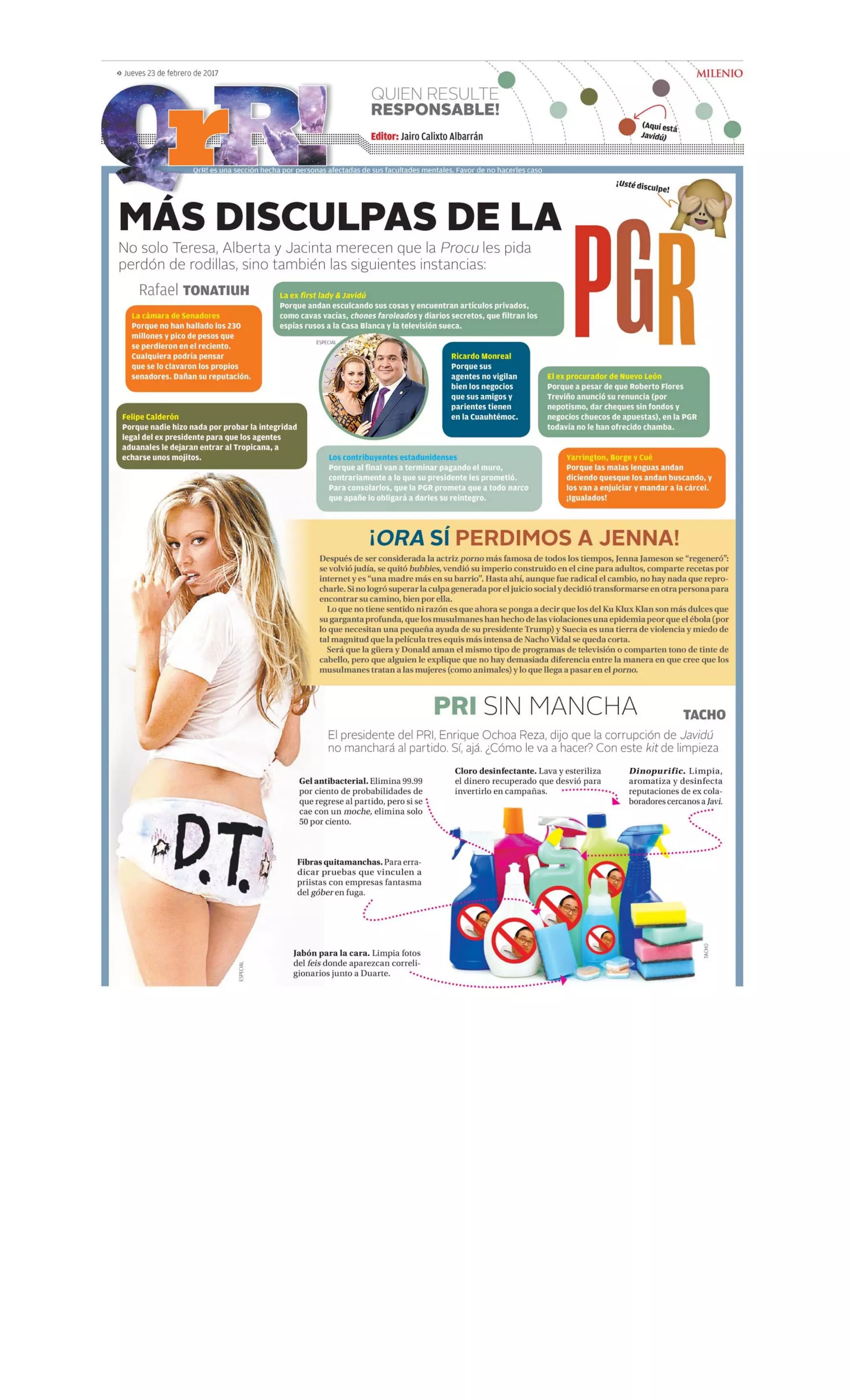 Sintesis informativa 25 febrero 2017