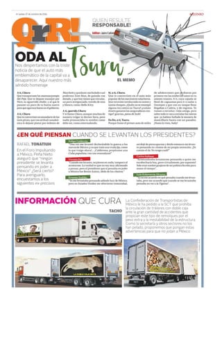 Sintesis informativa 27 octubre 2016