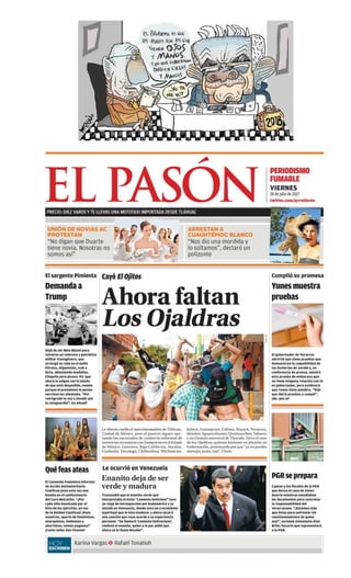 Sintesis informativa 28 de julio 2017