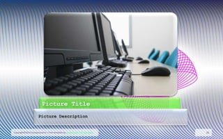 35Copyright©2010 Companyname | Free template by Investintech PDF Solutions
Picture Description
Picture Title
 