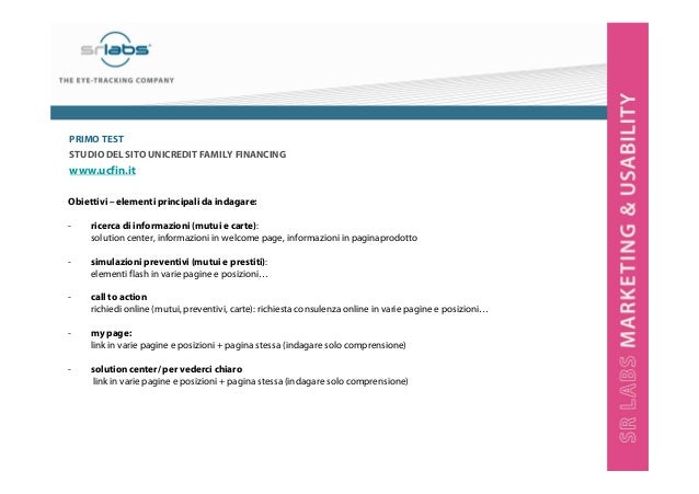 Sintesi Ux Unicredit Usability Day 2012