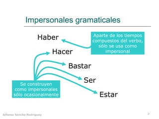 Oraciones impersonales | PPS