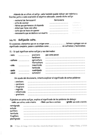 Cultura Clásica, 3º