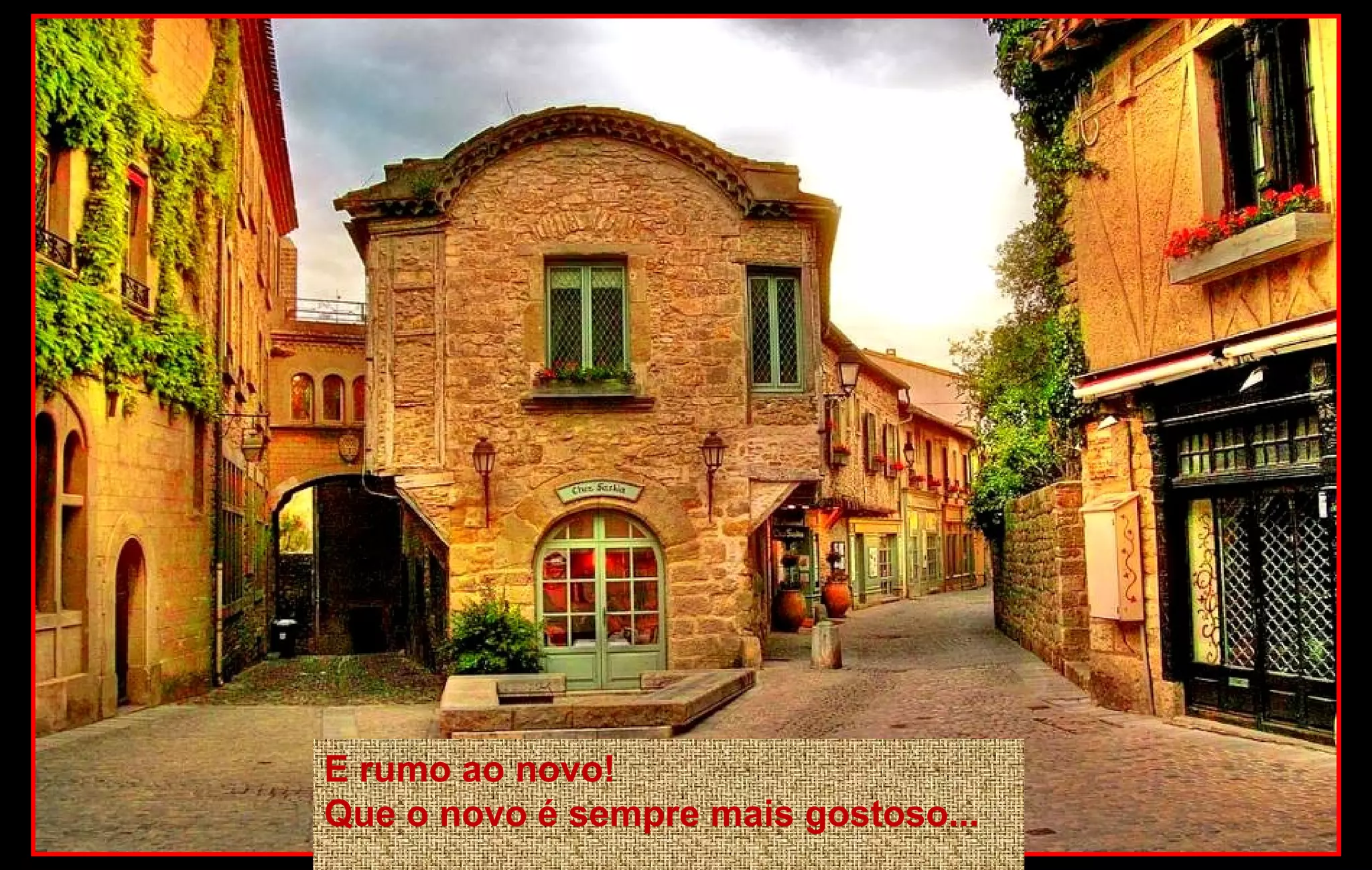 E rumo ao novo!
Que o novo é sempre mais gostoso...
 