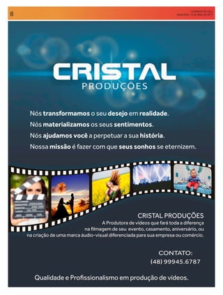 CORREIO DO SUL
Sexta-feira, 12 de Maio de 20178
 