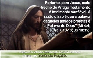 Estudo bíblico universitário - Tema 10
