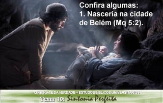 Estudo bíblico universitário - Tema 10