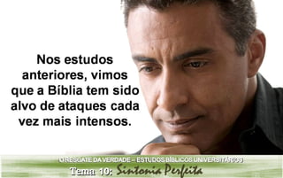 Estudo bíblico universitário - Tema 10
