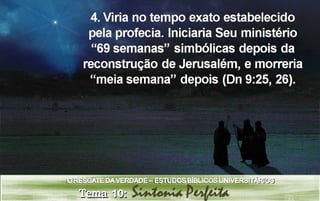 Estudo bíblico universitário - Tema 10