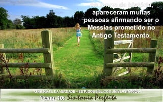 Estudo bíblico universitário - Tema 10