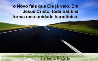 Estudo bíblico universitário - Tema 10