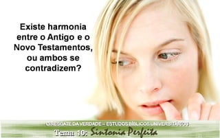 Estudo bíblico universitário - Tema 10