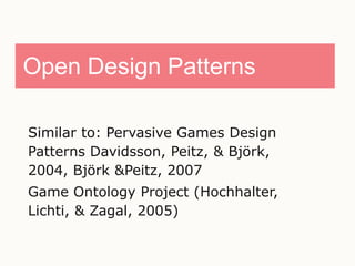 A game design workshop to support the elaboration of game ideas | PDF ...