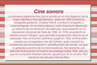 La técnica no había resuelto el problema del sonido, por lo que las funciones se acompañaban con un piano y un relato. 