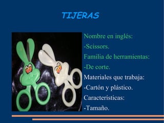 Familias de herramientas: