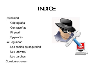 INDICE Privacidad