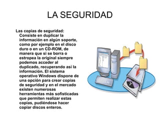 Las copias de seguridad