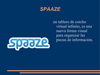 LIVE DOCUMENTS Live Documents es una aplicación Web 2.0 que se utiliza para crear, editar y compartir documentos. Los tipos de documentos que se pueden crear incluyen presentaciones en vivo, hojas de cálculo en vivo y en directo escritor. 