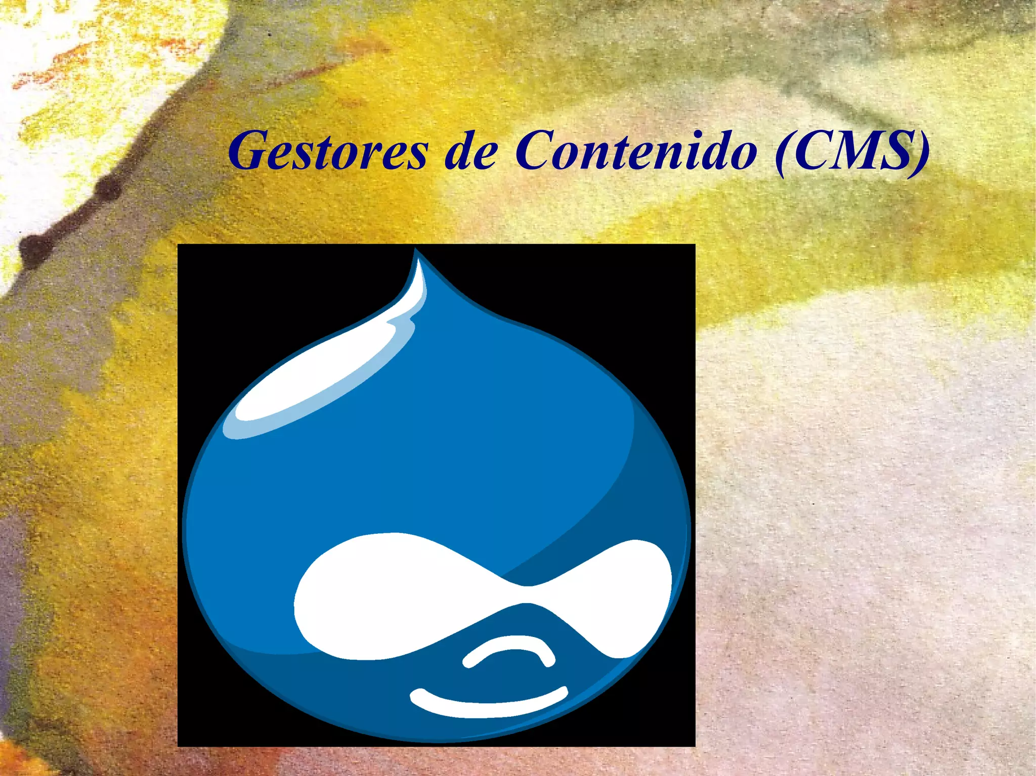Gestores de Contenido (CMS)
 