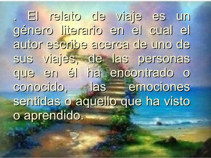 RELATO DE VIAJE