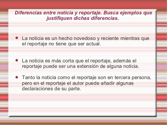 LA PRENSA ESCRITA: EL REPORTAJE