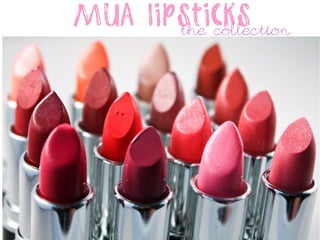 Barra de labios Mua Lipsticks
