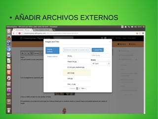 ● AÑADIR ARCHIVOS EXTERNOS
 