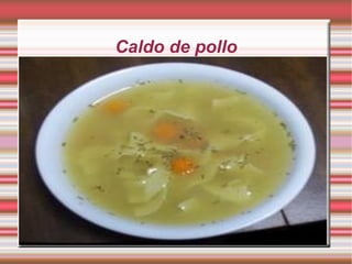 Caldo de pollo