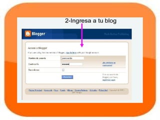 Tutorial sobre Blog