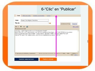 Tutorial sobre Blog