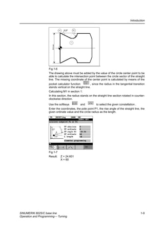 Sinumerik 802 s c base line turning operation programming