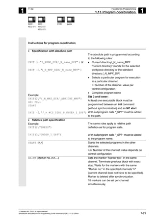 Programming Lead Advanced Panel SINUMERIK 840D/840Di/810D Advanced Programming Guide | PDF