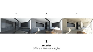 Interior
Different Finishes / Styles
2
A B C
 