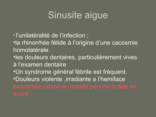 Sinusite maxillaire : symptômes, causes et traitement