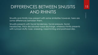 SINUSITIS-2NEW-1.pptx management and pathophysiology | PPTX