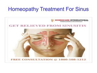 Homeopathy Treatment For Sinus

 