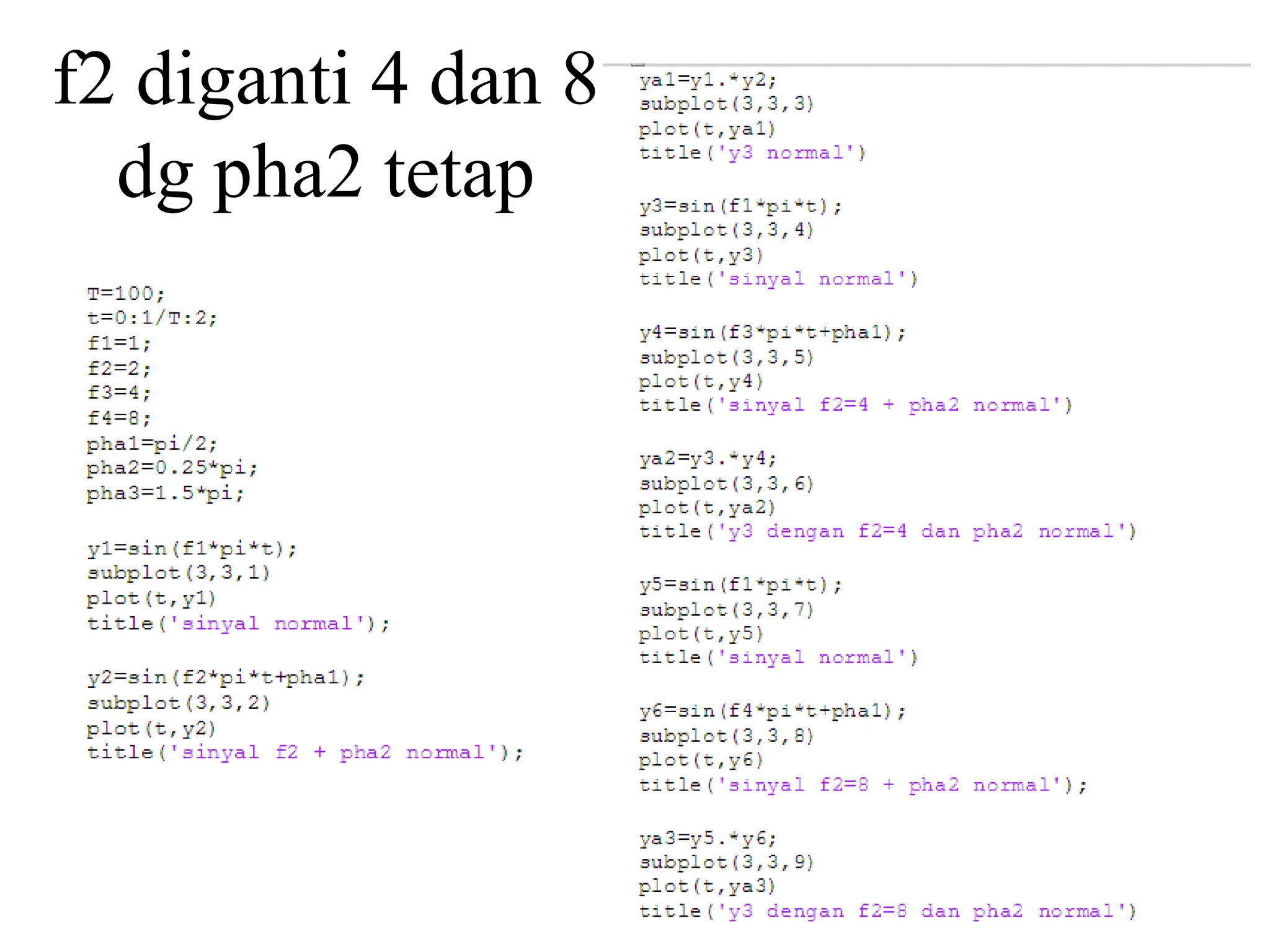 f2 diganti 4 dan 8
dg pha2 tetap
 