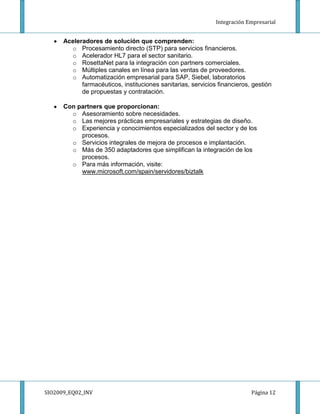 Sio2009 Eq02 Inv Integracion Empresarial