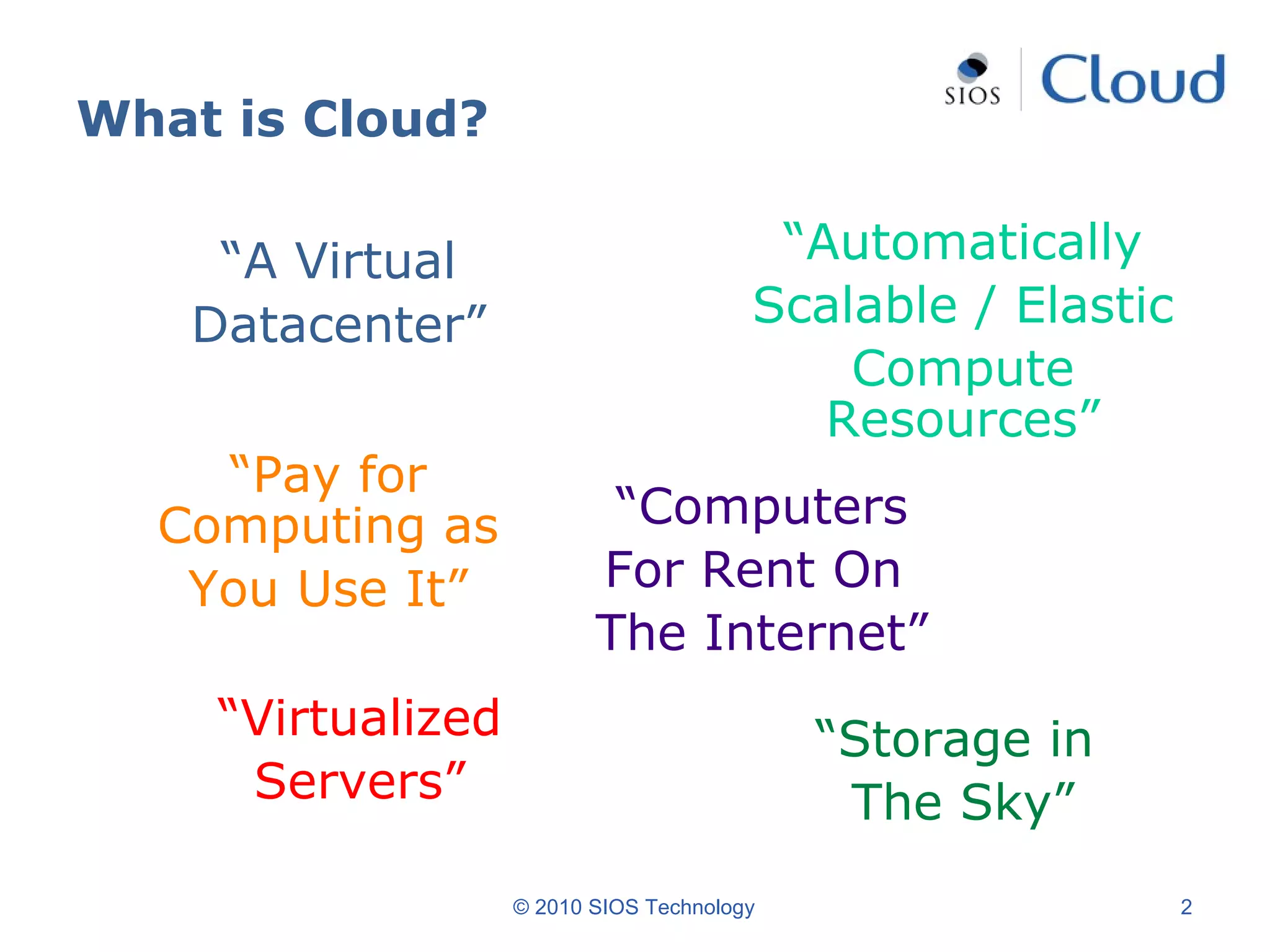 Overview of Cloud Computing | PPT